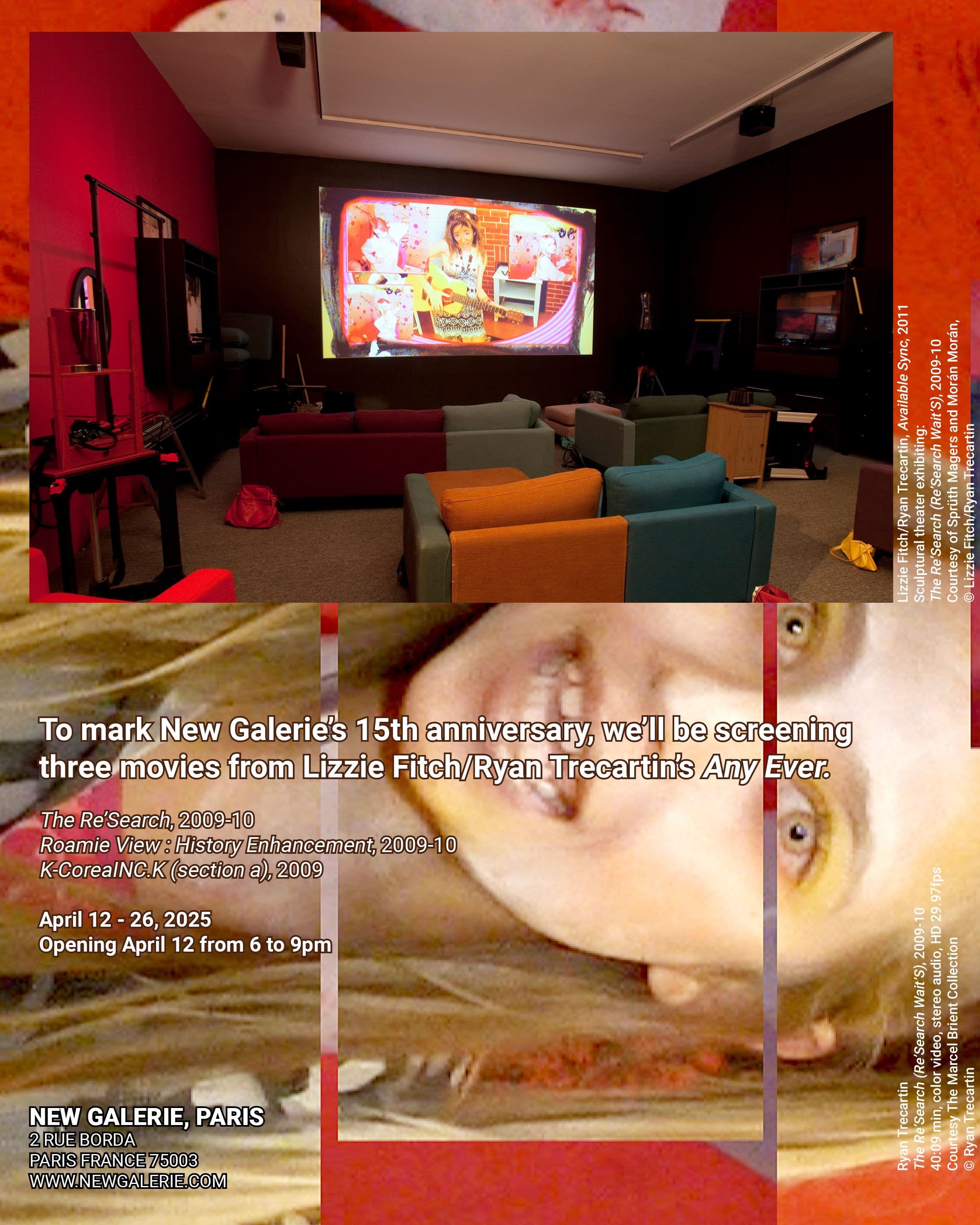 Lizzie Fitch & Ryan Trecartin — Any Ever: Three Movies for New Galerie's 15th Anniversary