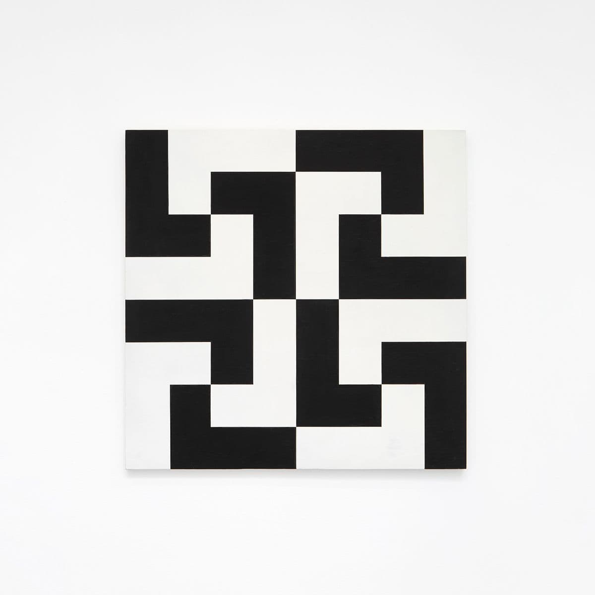 François Morellet — Répartition de 16 Formes Identiques, 1958