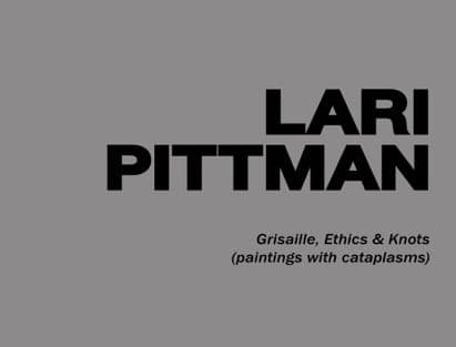 Lari Pittman — Grisaille, Ethics & Knots