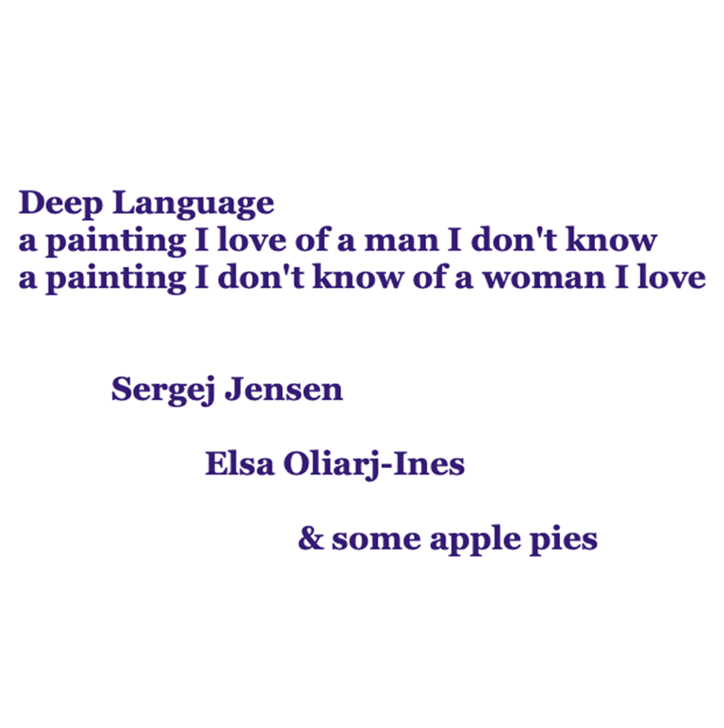 Sergej Jensen & Elsa Oliarj-Ines — Sergej Jensen & Elsa Oliarj-Ines