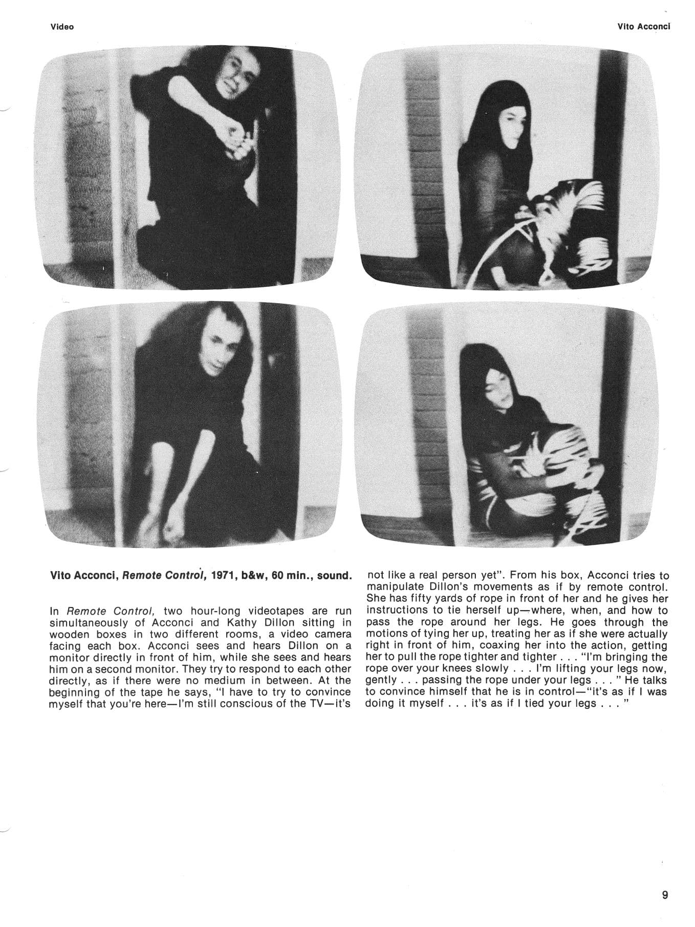 Group Exhibition — Castelli/Sonnabend Videotapes and Films — image 12 of 12