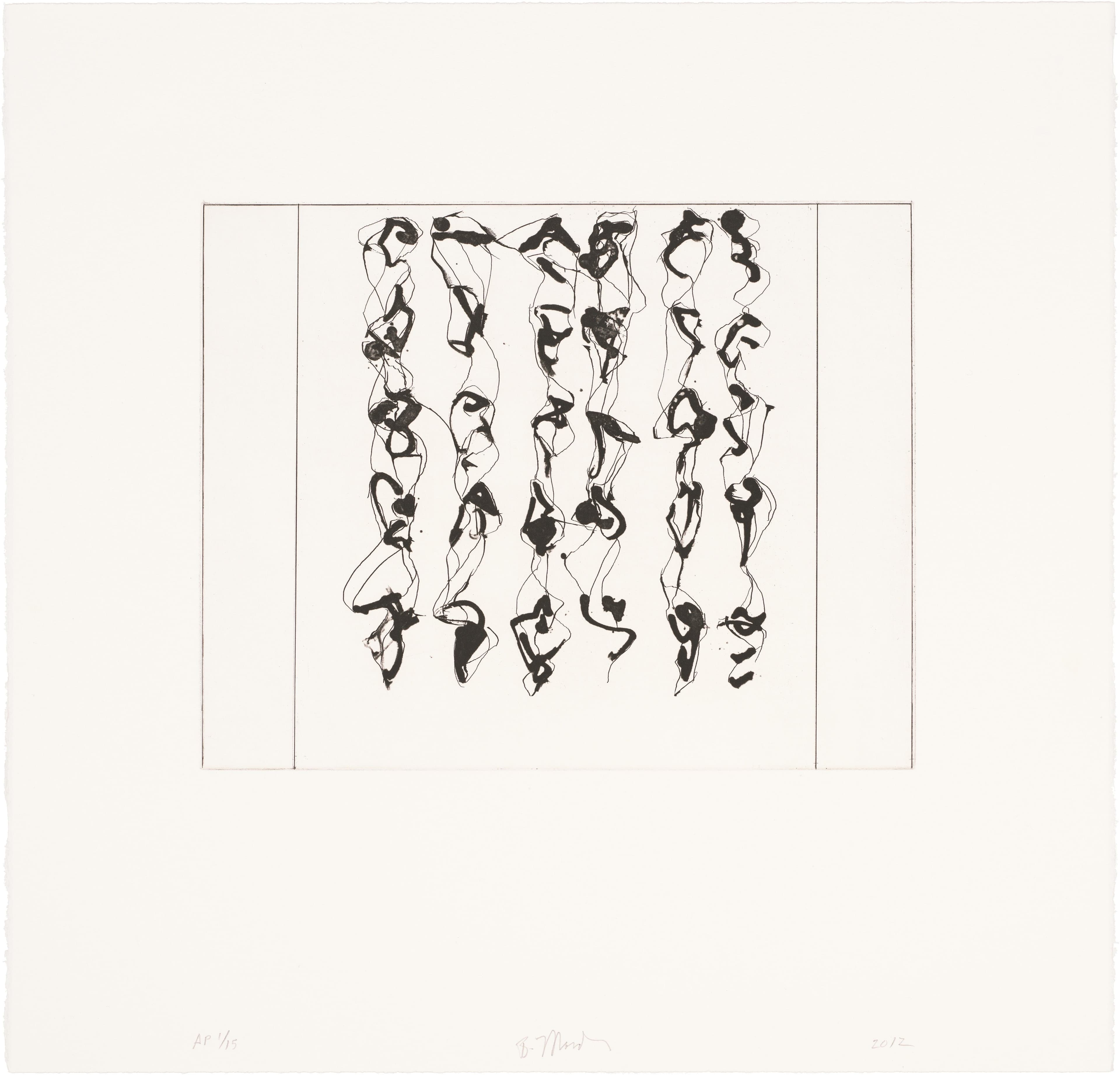 Brice Marden — Etched Letters — image 2 of 2