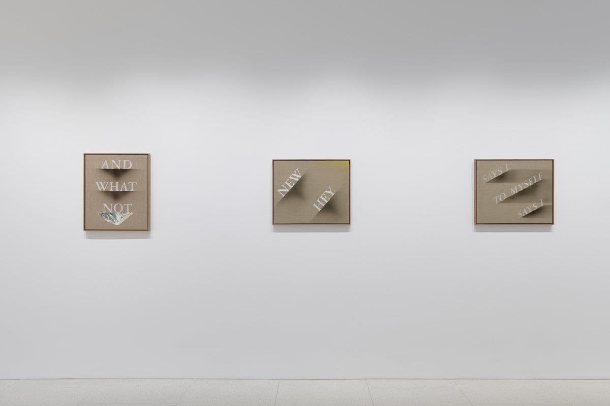 Ed Ruscha — Says I, to Myself, Says I — image 1 of 2