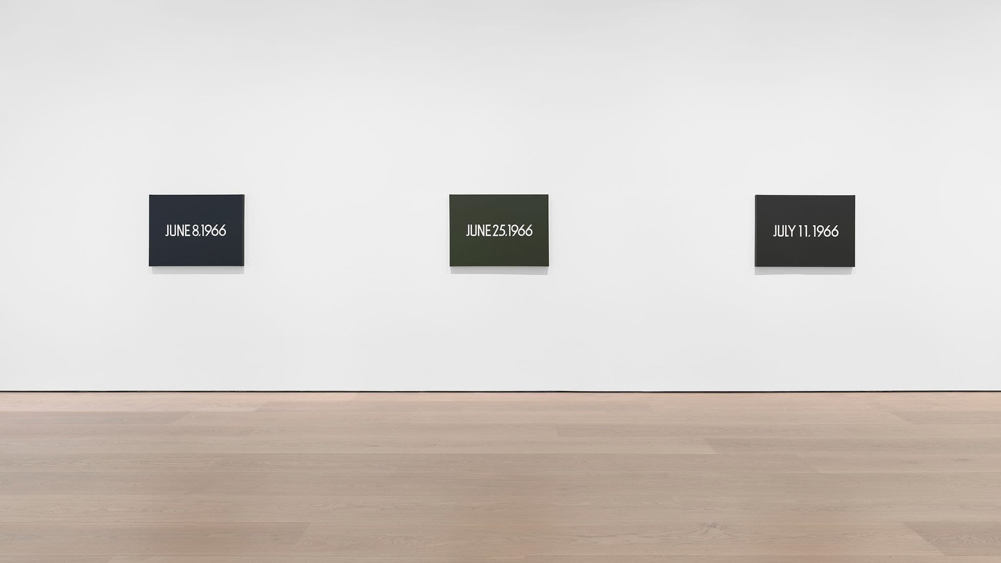 On Kawara — Date Paintings