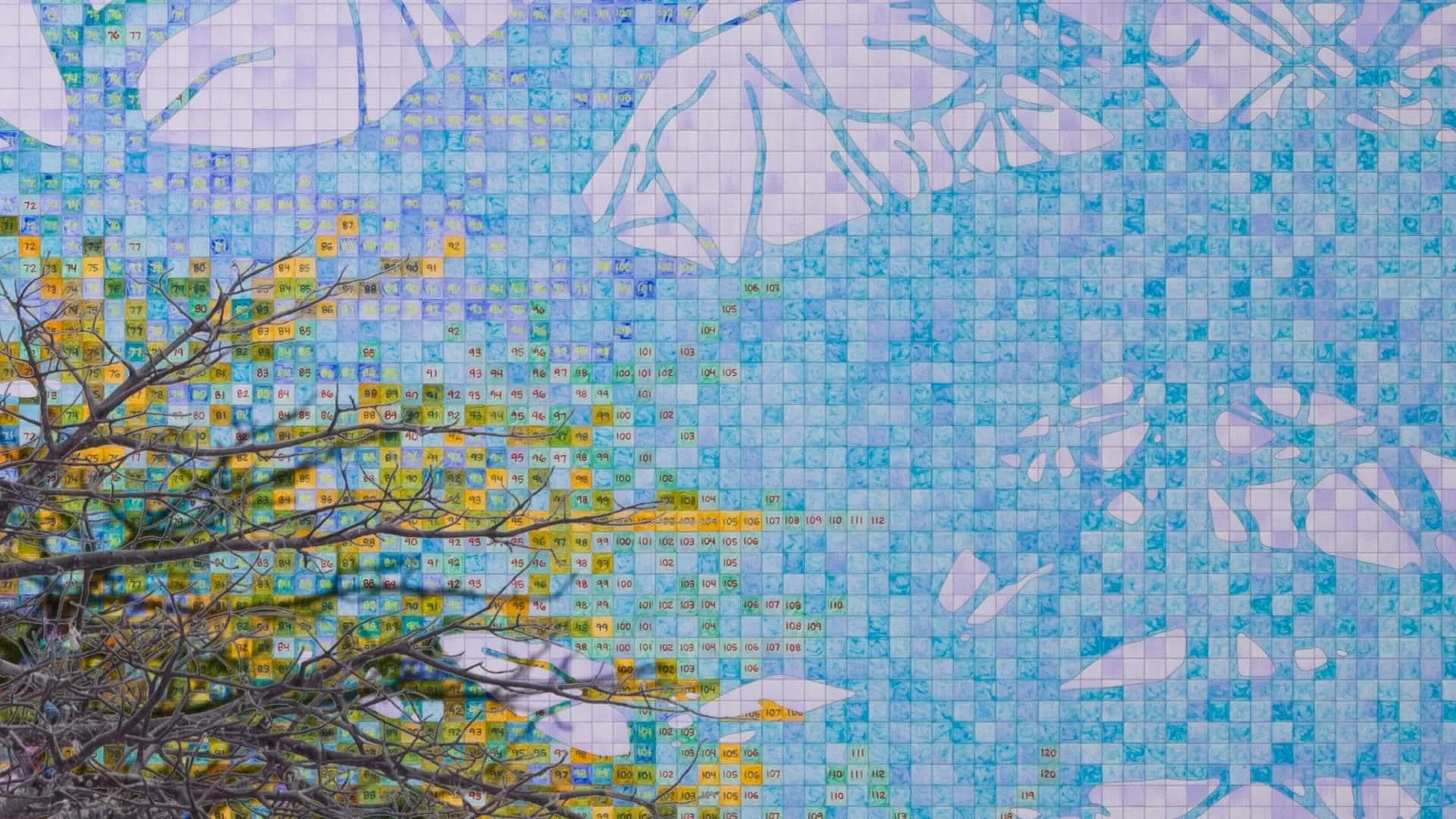 Charles Gaines — Numbers and Trees, The Tanzania Baobabs