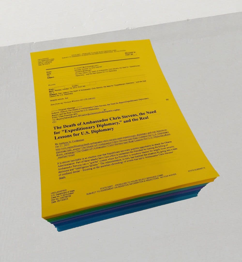 Kenneth Goldsmith — Hillary: The Hillary Clinton Emails — image 2 of 2