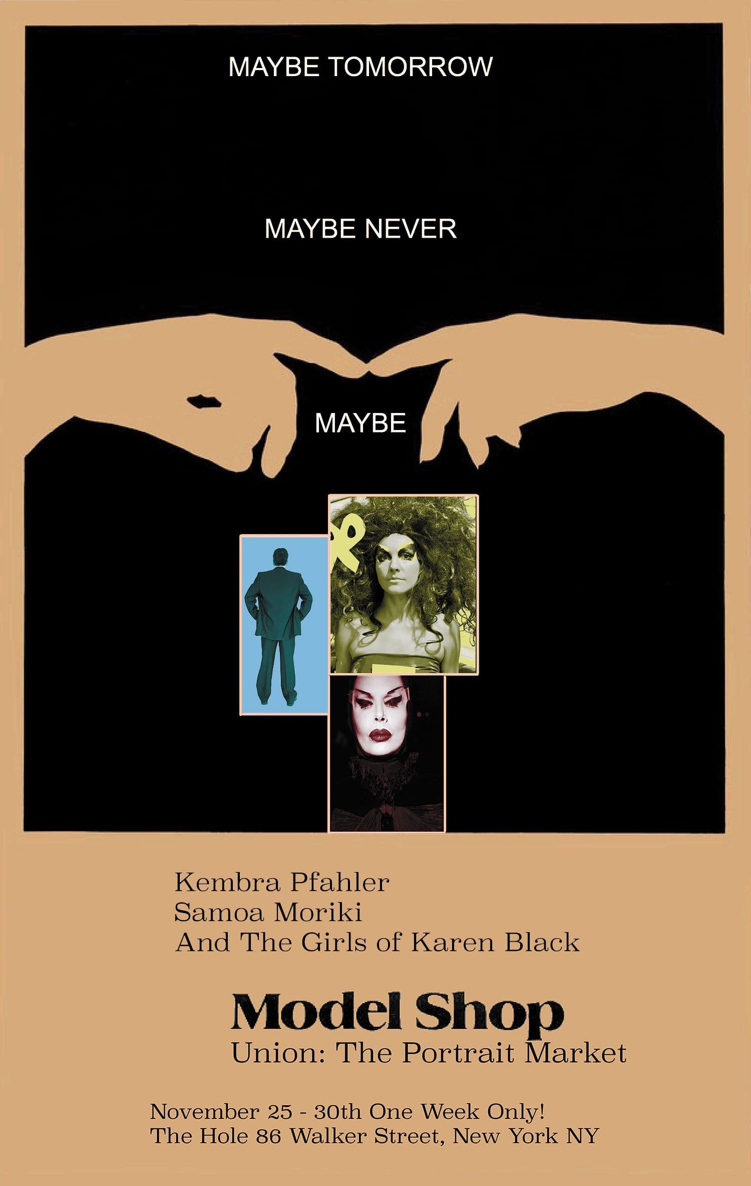 Kembra Pfahler — Model Shop, Union: The Portrait Market