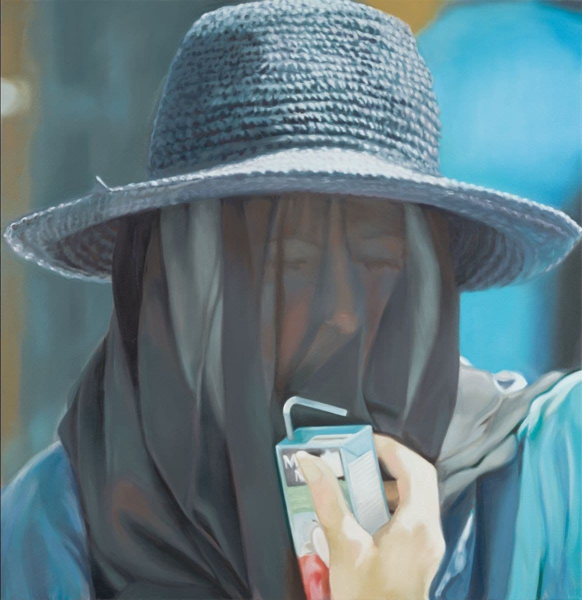 Woman with a Juice Box - Image 3