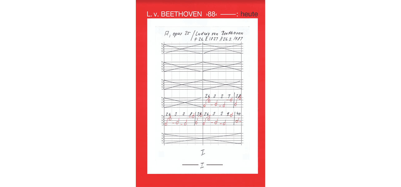 Hanne Darboven — Opus 25 A “Ludwig van Beethoven”