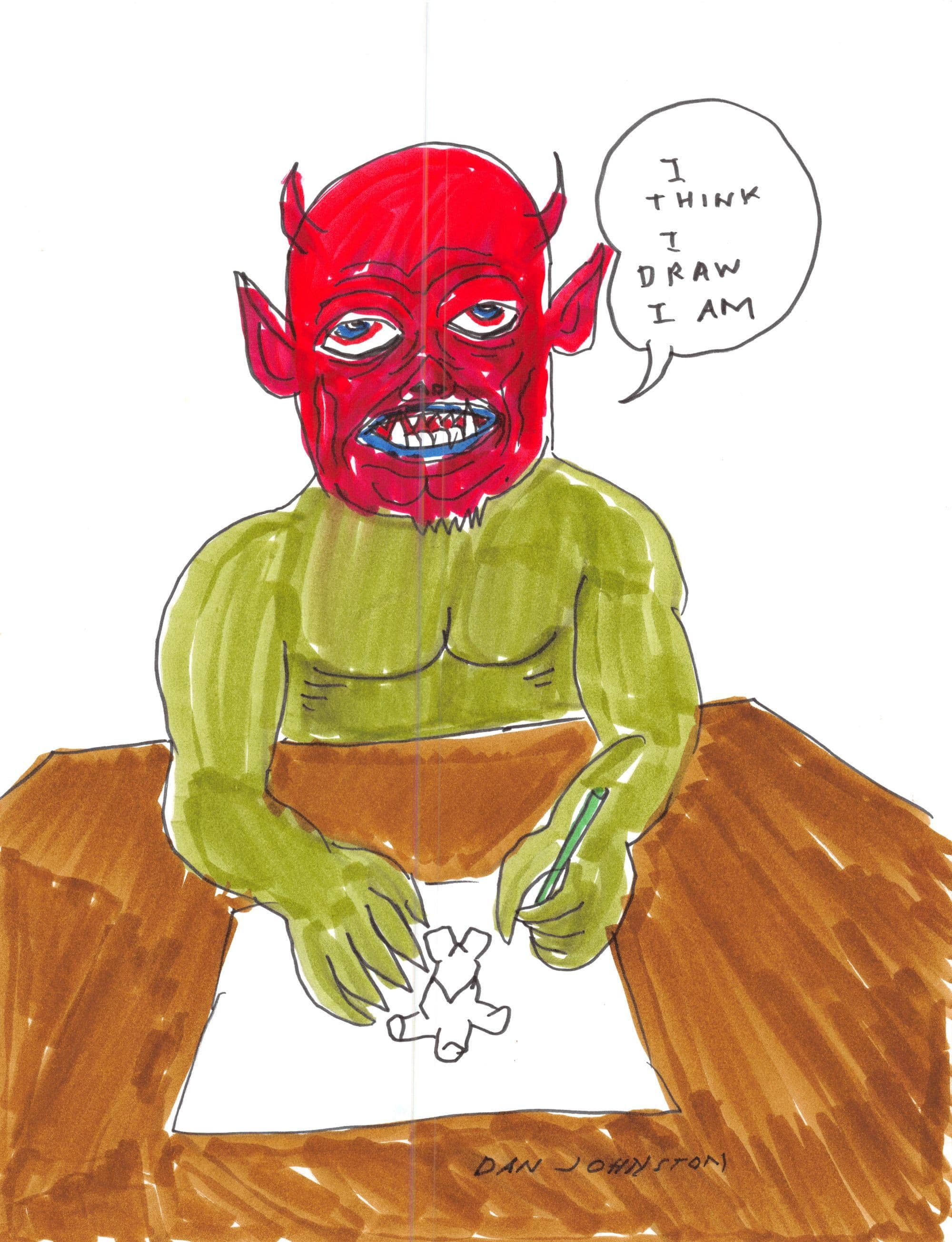 Daniel Johnston — I Think, I Draw I Am