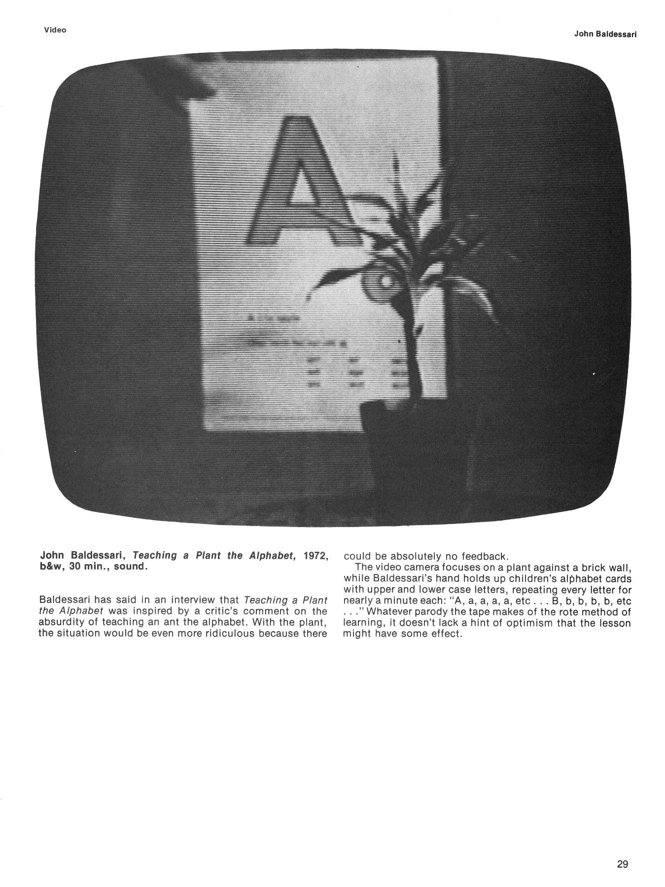 Group Exhibition — Castelli/Sonnabend Videotapes and Films — image 7 of 8