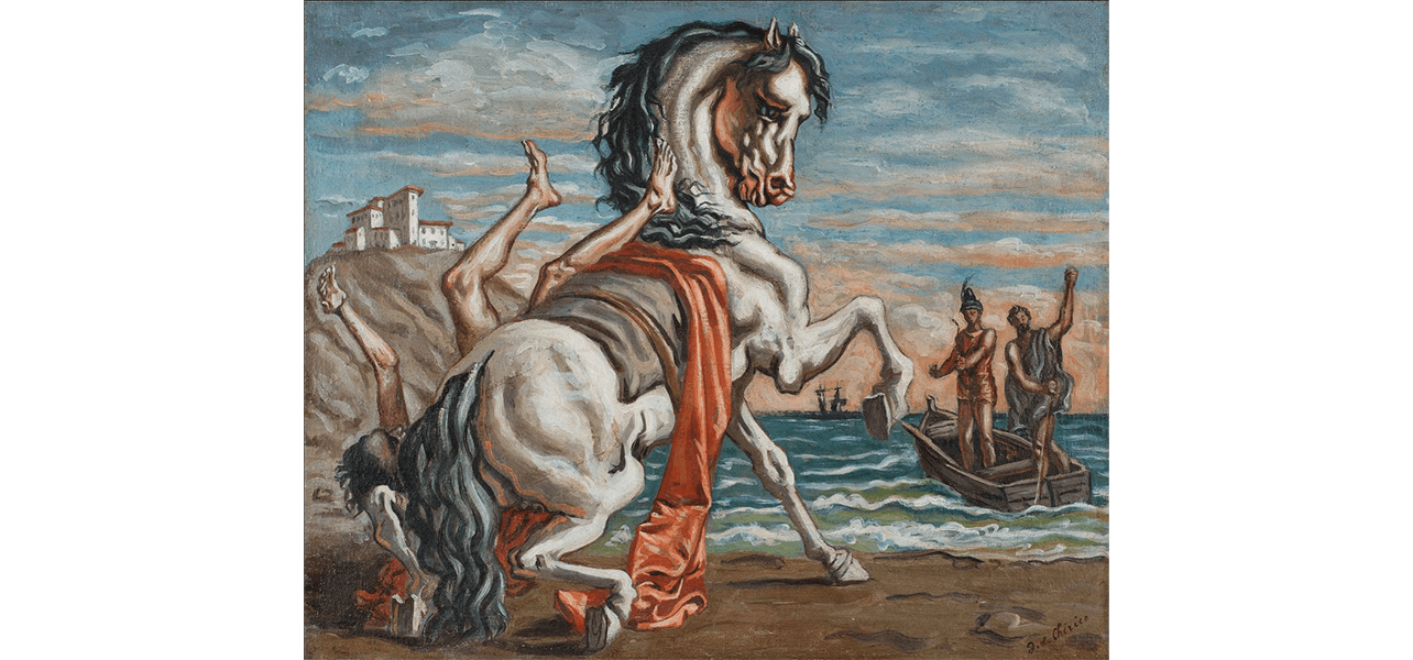 Giorgio de Chirico — Horses: The Death of a Rider 