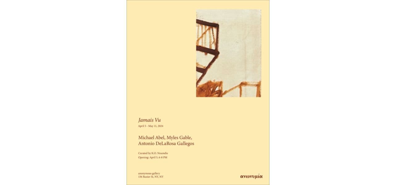 Group Exhibition — Jamais Vu