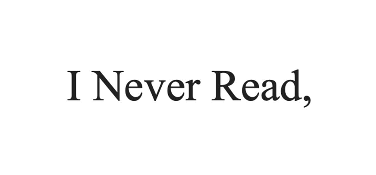 I Never Read, Art Book Fair — I Never Read, Art Book Fair