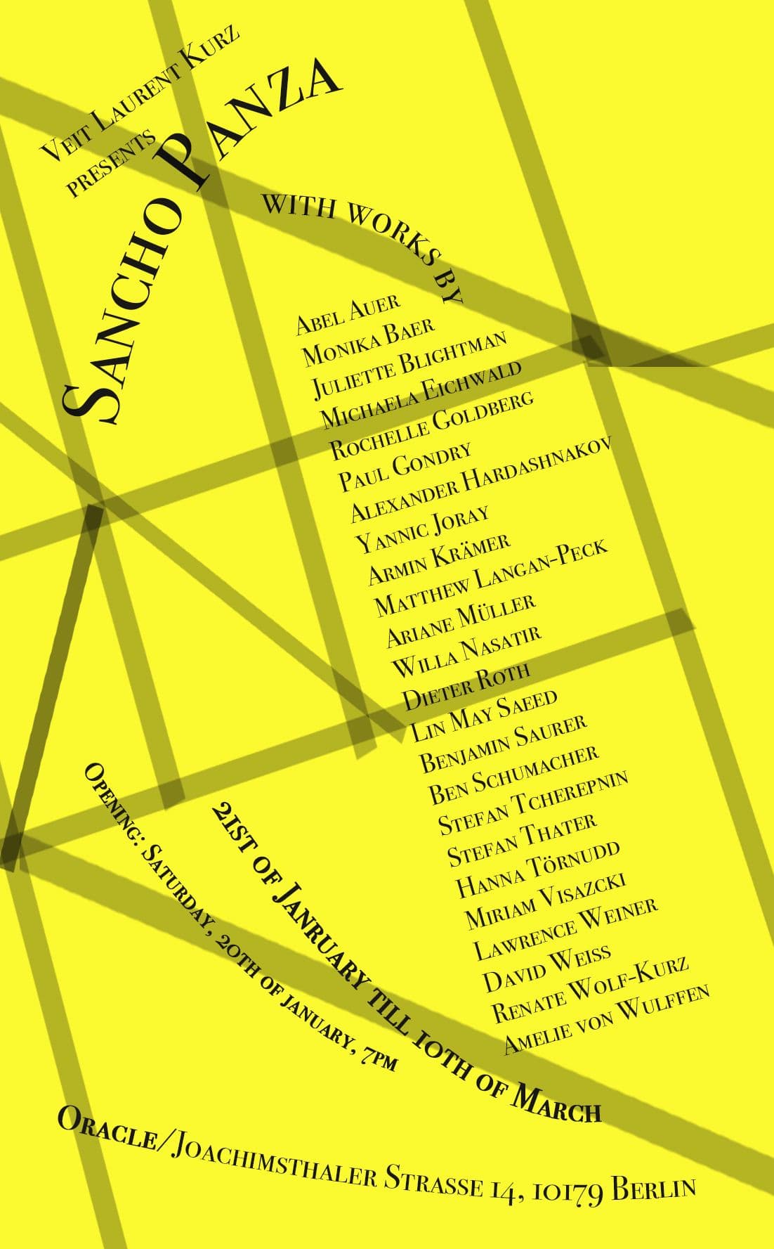 Group Exhibition — Sancho Panza