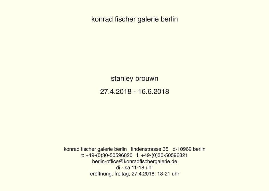 Stanley Brouwn — Stanley Brouwn