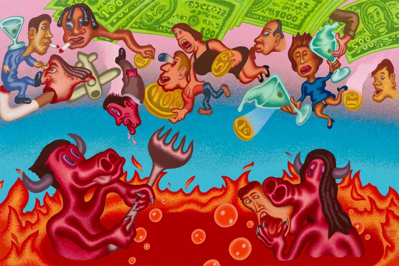 Peter Saul — Flunking the Talent Test