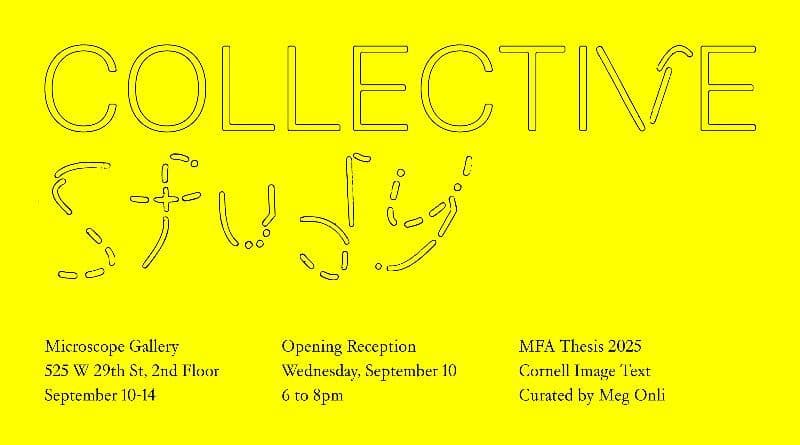 Group Exhibition — Collective Study: Cornell Image Text, MFA Thesis 2025