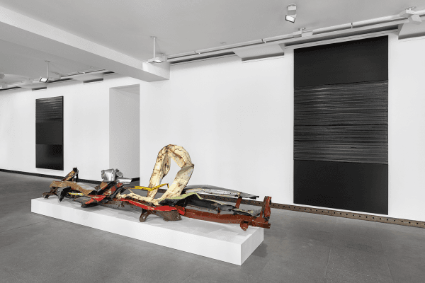 Pierre Soulages  & John Chamberlain — Pierre Soulages  & John Chamberlain — image 1 of 5