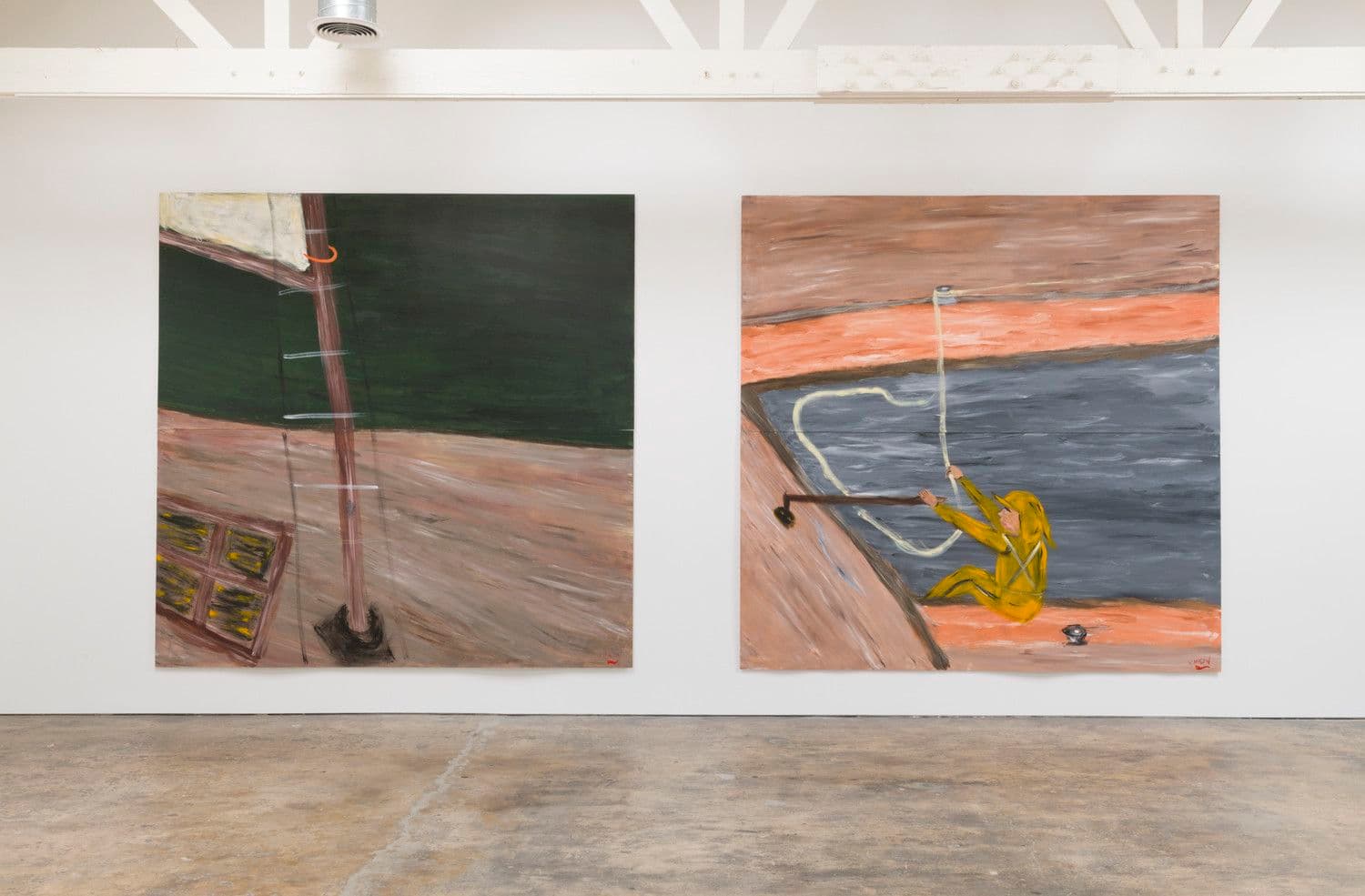 Wayne Magrin — The Far Away and the Familiar (Narrative Paintings of Surfers, Sailors and Bushrangers) — image 1 of 2