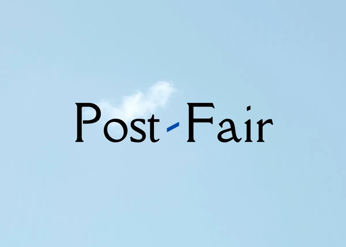 Post-Fair — 🎪 Post-Fair