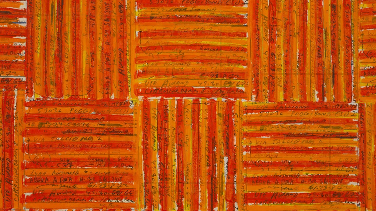 McArthur Binion — Stuttering: Standing: Still II