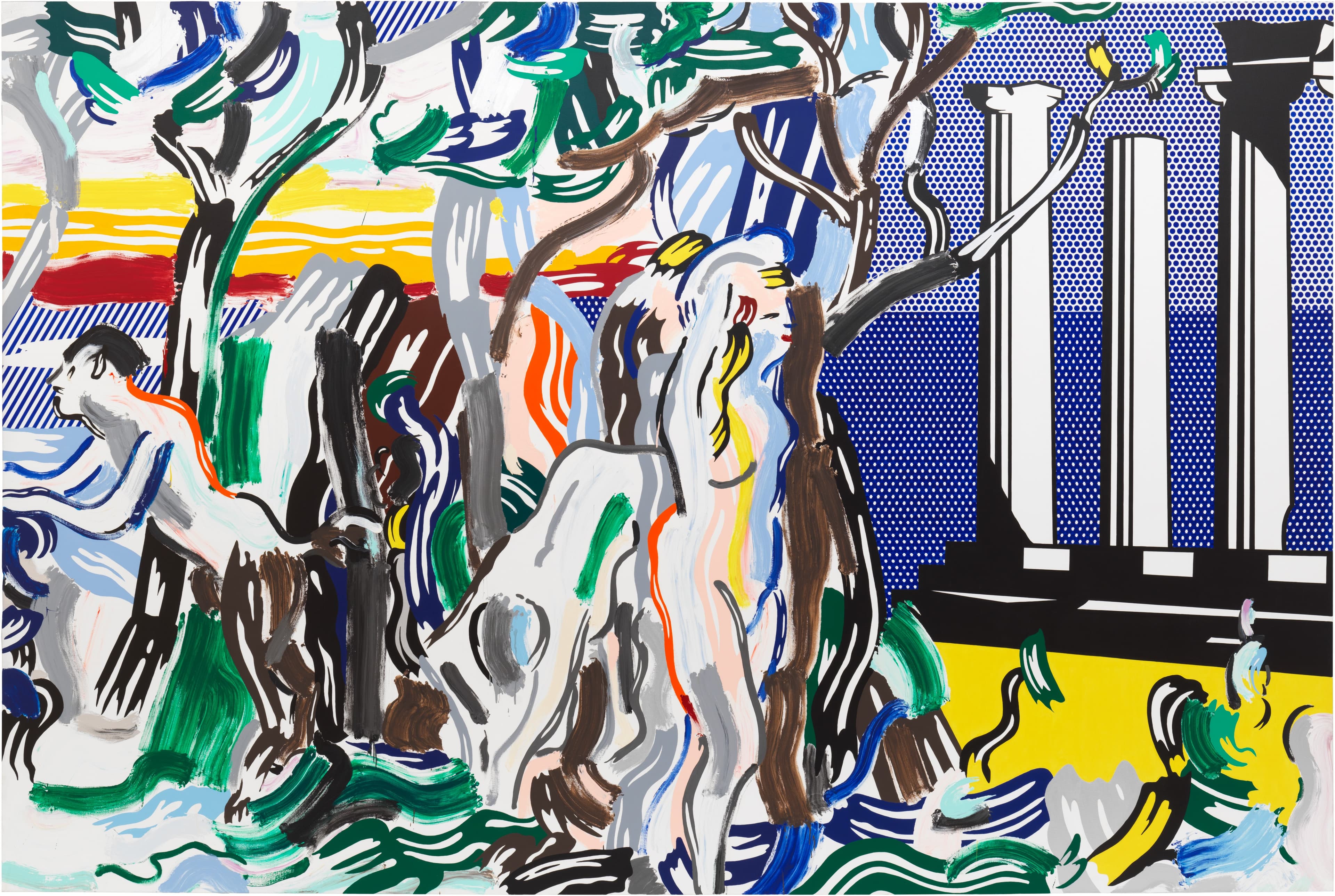 Roy Lichtenstein — Painting with Scattered Brushstrokes — image 2 of 2