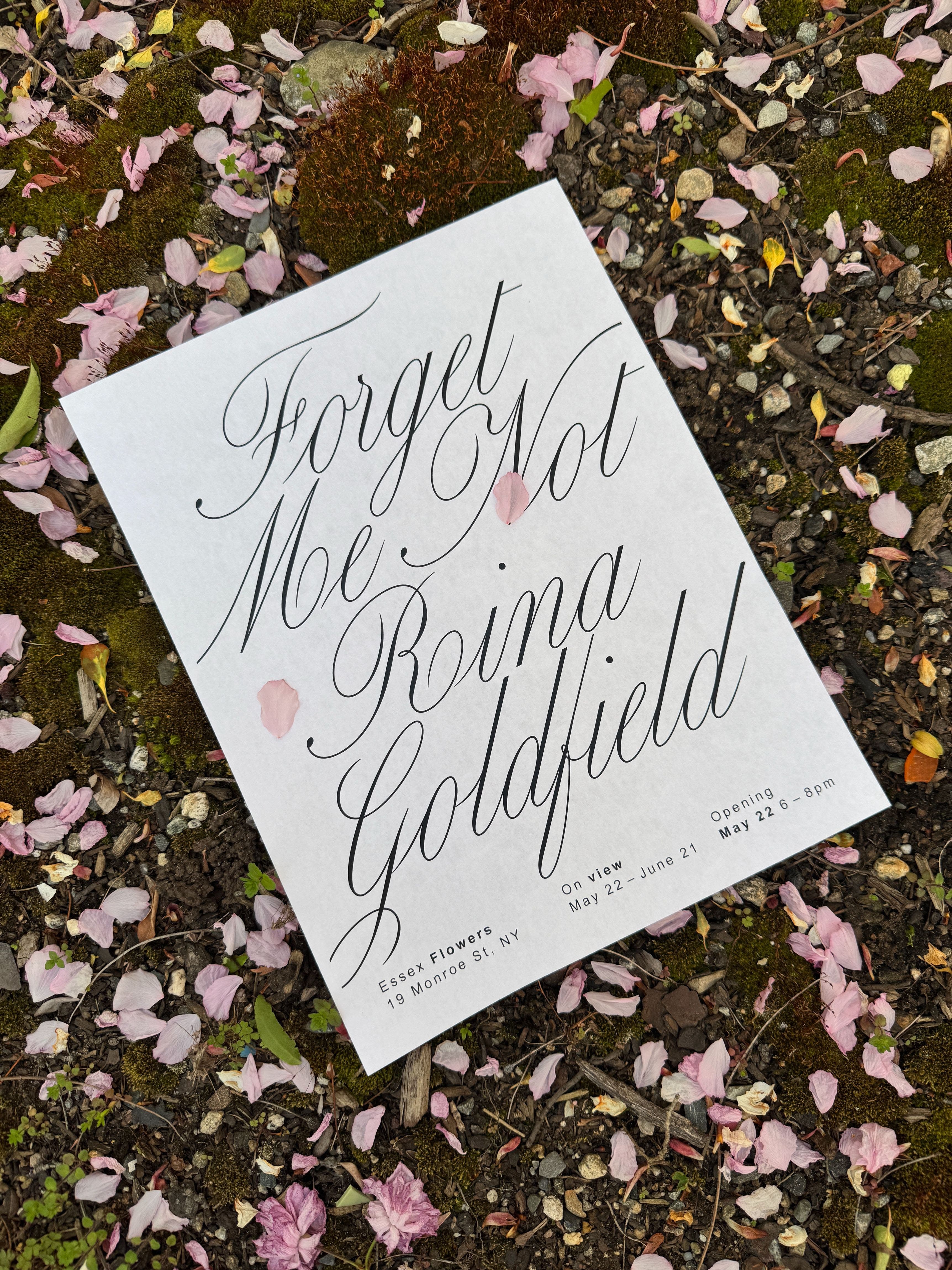 Rina Lam Goldfield — Forget Me Not